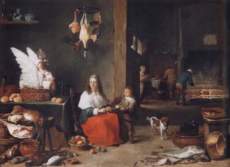 David Teniers cake-interior oil painting image